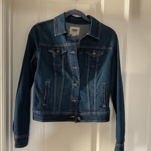 Dark Denim Old navy jacket small